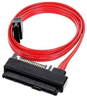 SAS 29Pin SFF-8482 Male to 7Pin SATA Male Hard Disk Drive Raid Cable Adapter with 15Pin SATA Power Port 50cm