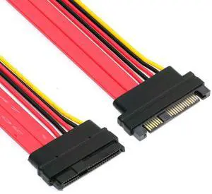 SFF-8482 Extension Cable SAS 29Pin SFF-8482 Male to SFF-8482 Female Hard Disk Drive Extension Cable 0.5m