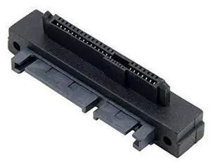 SAS to SATA Adapter SFF-8482 29Pin SAS Hard Disk Drive to Motherboard SATA 22Pin 90 Degree Angled Converter Adapter
