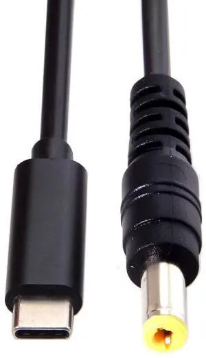 DC 5.5x2.5mm to Type C USB-C Input Cable for Laptop Notebook (5.5x2.5mm to USB-c)