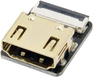 FPC 20Pin HDMI Flat Female Connector for Ribbon Cable,Raspberry Pi, GoPro,Mini Display, Drone, Camera, Gimbal