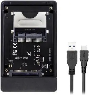 CFast to USB-C USB3.0 & SATA Card Adapter 2.5" Case SSD HDD CFast Card Reader for PC Laptop