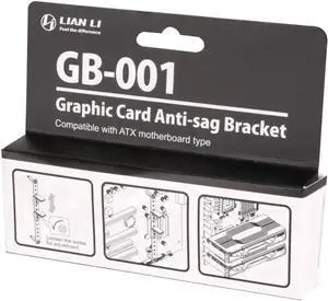 LIAN-LI GB-001 Metal Anti-SAG Bracket Use for Single and Double Graphics Card GPU Video Card Holder Suit E-ATX ATX Motherboard LIAN-LI GB-001 Metal Anti-SAG Bracket Use for Single and Double Graphics Card GPU Video Card Holder Suit E-ATX ATX Motherboard