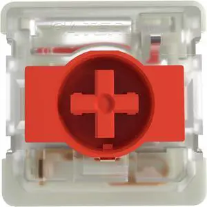 GATERON KS-33 Low Profile 2.0 Red Keyboard Switches, 3 Pin 50gf RGB LED Factory Pre-lubed Fit for NuPhy/Keychron Mechanical Keyboard (Red,35PCS)