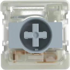 GATERON KS-33 Low Profile 2.0 Silver Switches, 3 Pin Factory Pre-lubed SMD LED for MX Mechanical Keyboard (Silver, 35pcs)