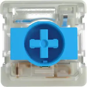 GATERON KS-33 Low Profile 2.0 Switches Shaft 3 Pin Factory Pre-lubed for MX Mechanical Keyboard White Bottom Housing 35pcs (Blue)