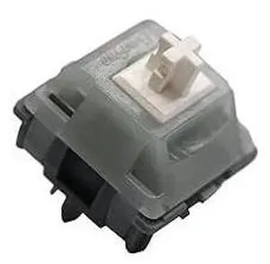 GATERON EF EverFree Grayish Mechanical Keyboard Switch, Tactile Type 50gf RGB 5 Pin Hot-swap Factory Pre-lubed for Mechanical Keyboard(110PCS)