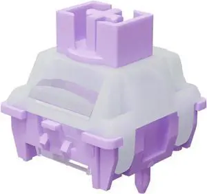 GATERON Magnetic Orchid Keyboard Switch, Wall Stem Full POM Linear Pre-Travel Freely Setting Factory Pre-lubed for Magnetic Gaming Keyboard (61pcs)