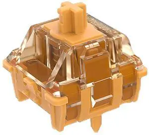 GATERON Magnetic Hall Sensor Keyboard Switches, KS-20 Orange Linear Pre-lubed 38gf Magnetic Key Switches, Free Setting of Pre-Travel SMD Compatible, Fit for Magnetic Mechanical Keyboards(35PCS)