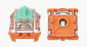 GATERON Magnetic Fox Keyboard Switches, Linear Factory Pre-lubed Freely Setting Pre-Travel Key Switches for Mechanical Keyboard(10PCS)