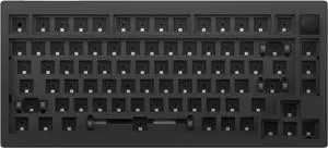 Keychron V1 Max 75% Custom Mechanical Keyboard Kit, 2.4 GHz/Bluetooth 5.1/Wired Hot-swappable Barebones Keyboard, QMK/VIA Programmable Knob with RGB Backlit for Mac Windows Linux