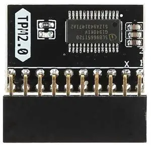 TPM 2.0 Encryption Security Module 20 Pin Motherboard Card Replacement Part Module Motherboard 4 GB for Platform