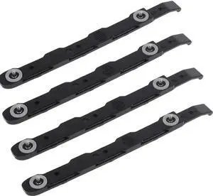 4Pcs Chassis Hard Drive Mounting Rails for 3.5" HDD Bracket Left Right for Cooler for Masters SSD Computer Connectors