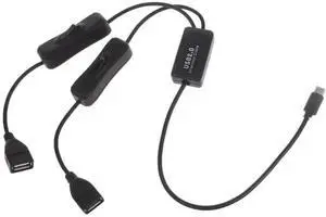 USB 3.1 Type-C OTG HUB Cable 2 in 1 USB C 3.1 Male to Female Plug Cable Hub Type-C to Double USB 2.0 converter cable USB 3.1 Type-C OTG HUB Cable 2 in 1 USB C 3.1 Male to Female Plug Cable Hub Type-C to Double USB 2.0 converter cable