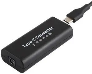 DC 4.5 x 3.0mm Power Jack Female to USB-C / Type C Female Power Connector Adapter with 15cm USB-C / Type C Cable DC 4.5 x 3.0mm Power Jack Female to USB-C / Type C Female Power Connector Adapter with 15cm USB-C / Type C Cable