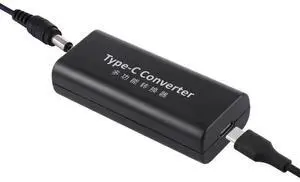 DC 5.5 x 2.1mm Power Jack Female to USB-C / Type C Female Power Connector Adapter with 30cm USB-C / Type C Cable