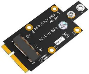 M.2 Key B to Mini PCI-E Convert Card 3G 4G 5G Dual Nano SIM Card Push Connector WWAN Module M.2 Key B to USB2.0 Extend Adapter