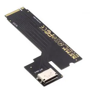 Card PCI-E 4.0 M.2 M-Key to Oculink SFF-8612 SFF-8611 Host Adapter for 2022-2023 ThinkBook 14+ External Graphics Card & SSD Card PCI-E 4.0 M.2 M-Key to Oculink SFF-8612 SFF-8611 Host Adapter for 2022-2023 ThinkBook 14+ External Graphics Card & SSD