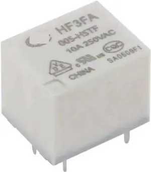 5PCS Relays HF3FA-005-HSTF 5VDC HF3FA-012-HSTF 12VDC HF3FA-024-HSTF 24VDC 4PIN 10A 250VAC Power Relay(HF3FA-005-HSTF 5V) 5PCS Relays HF3FA-005-HSTF 5VDC HF3FA-012-HSTF 12VDC HF3FA-024-HSTF 24VDC 4PIN 10A 250VAC Power Relay(HF3FA-005-HSTF 5V)