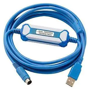 AMSAMOTION TSXPCX3030-C for Schneider TWido Series PLC Programming Cable TSXPCX3030 Download Cable