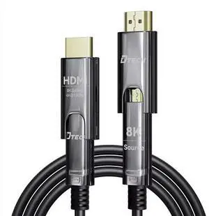 Dtech 8K HDMI 2.1 Cable 48Gbps, High Speed 4K@120Hz 8K@60Hz Male to Male Cable, Braided Nylon, Gold Plated Connectors, for HDTV, Gaming, Home Theater Dtech 8K HDMI 2.1 Cable 48Gbps, High Speed 4K@120Hz 8K@60Hz Male to Male Cable, Braided Nylon, Gold Plated Connectors, for HDTV, Gaming, Home Theater
