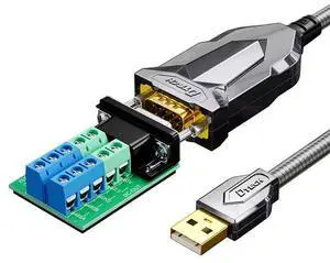 DTECH USB a Male to DB9 RS232 RS485 TTL Serial Male Adapter Converter Armor Cable 1.8m DTECH USB a Male to DB9 RS232 RS485 TTL Serial Male Adapter Converter Armor Cable 1.8m