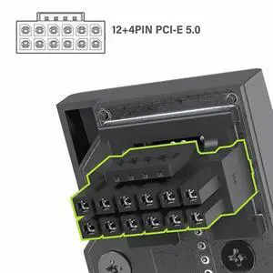 12VHPWR ATX3.0 PCI-E 5.0 Power Modular Male to Female Adapter Extension Up Angled 90 Degree for 3080 3090TI PSU 16Pin 12+4P Graphics Card