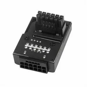 12VHPWR ATX3.0 PCI-E 5.0 Power Modular Male to Female Adapter Extension Down Angled 90 Degree for 3080 3090TI PSU 16Pin 12+4P Graphics Card