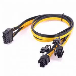 12Pin to ATX Dual 8Pin 6Pin Splitter GPU Graphics Card Modular Power Supply Cable for 3080 3090 AX850 AX750 AX650