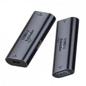USB 3.0 Active Repeater Adapter Type-C Female Host to Type-A Female Device Extender with Chipset for Camera Printer Computer USB 3.0 Active Repeater Adapter Type-C Female Host to Type-A Female Device Extender with Chipset for Camera Printer Computer