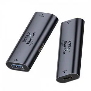 USB 3.0 Active Repeater Adapter Type-A Female Host to Type-C Female Device Extender with Chipset for Camera Printer Computer USB 3.0 Active Repeater Adapter Type-A Female Host to Type-C Female Device Extender with Chipset for Camera Printer Computer