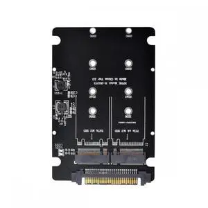 SFF-8639 NVME U.2 to Combo NGFF M.2 M-key SATA PCIe SSD Adapter for Mainboard Compatible with SSD 750 p3600 p3700