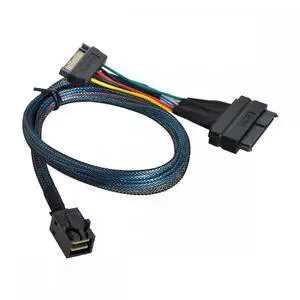 U.2 U2 SFF-8639 NVME PCIe SSD Cable for Mainboard SSD 750 p3600 p3700 M.2 SFF-8643 Mini SAS HD