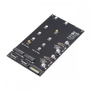Dual Oculink SFF-8612 SFF-8611 to M.2 NGFF M-Key NVME PCIe SSD 2280 22110mm Adapter for Mainboard
