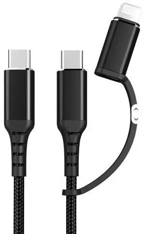 Two-in-One MFI for 8pin Data Cable for IPhone16 Mobile Phone & Tablet 5A Fast Charging PVC Jacket Car Charger Included Two-in-One MFI for 8pin Data Cable for IPhone16 Mobile Phone & Tablet 5A Fast Charging PVC Jacket Car Charger Included