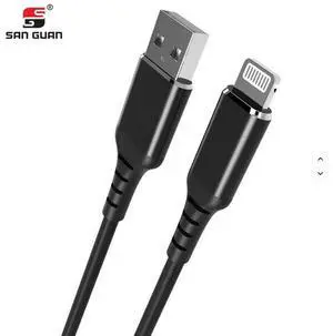 MFi Certified USB A to L Cable 2.4A Fast Charging 480Mbps Data Transfer 18W Power OEM Custom Logo Support Factory Direct MFi Certified USB A to L Cable 2.4A Fast Charging 480Mbps Data Transfer 18W Power OEM Custom Logo Support Factory Direct