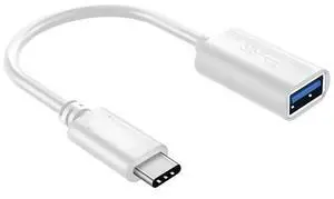 Type c Revolution USB3.0 Female Adapter 5Gbps High-Speed OTG Data Line for Mobile Phone Computer Car 5A Fast Charging Braid White 0.2m Type c Revolution USB3.0 Female Adapter 5Gbps High-Speed OTG Data Line for Mobile Phone Computer Car 5A Fast Charging Braid White 0.2m