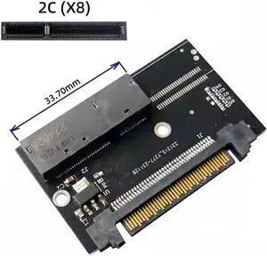 ENFAIN U.2 SFF-8639 Host Adapter to NVMe Ruler 1U GEN-Z EDSFF 2C 8X Short SSD PM983 E1.L Carrier Adapter ENFAIN U.2 SFF-8639 Host Adapter to NVMe Ruler 1U GEN-Z EDSFF 2C 8X Short SSD PM983 E1.L Carrier Adapter