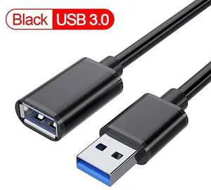 Essager USB Extension Cable USB3.0 2.0 Male to Female Extender Cord For Smart TV PS4 Xbox One Laptop USB 3.0 Black 0.5m Essager USB Extension Cable USB3.0 2.0 Male to Female Extender Cord For Smart TV PS4 Xbox One Laptop USB 3.0 Black 0.5m