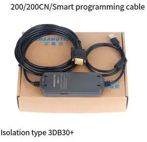 6ES7 901-3DB30-0XA0 USB PPI Multi-Master Cable, 4th Generation Gold-Plated USB Interface for Siemens S7-200 PLC and S7 Touch Screen Programming Download - Supports 187.5k Baud Rate 6ES7 901-3DB30-0XA0 USB PPI Multi-Master Cable, 4th Generation Gold-Plated USB Interface for Siemens S7-200 PLC and S7 Touch Screen Programming Download - Supports 187.5k Baud Rate
