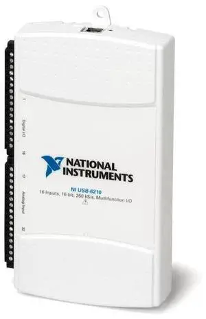 NI USB-6210 Data Acquisition Card, Multifunction DAQ with NI-DAQmx Support for LabVIEW USB-6210 NI USB-6210 Data Acquisition Card, Multifunction DAQ with NI-DAQmx Support for LabVIEW USB-6210