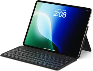Satechi OntheGo Bluetooth Keyboard, Connect Up to 3 Devices, Tablet, Black
Adjustable stand, USB-C rechargeable battery, compact & portable, for iPad, tablet Satechi OntheGo Bluetooth Keyboard, Connect Up to 3 Devices, Tablet, Black
Adjustable stand, USB-C rechargeable battery, compact & portable, for iPad, tablet