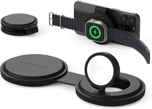 Satechi OntheGo 2-in-1 Wireless Charger, Qi2 15W Fast Charging, Black
5W for Apple Watch, magnetic travel stand, fits iPhone 12-18 Satechi OntheGo 2-in-1 Wireless Charger, Qi2 15W Fast Charging, Black
5W for Apple Watch, magnetic travel stand, fits iPhone 12-18
