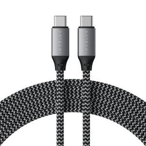 Satechi USB-C to USB-C Cable (6.5 Feet), 100W Charging, Space Gray
for iPhone 18 to 15 series, iPad Air/Pro, MacBook Air/Pro/Neo, Galaxy S25, Android, Windows Satechi USB-C to USB-C Cable (6.5 Feet), 100W Charging, Space Gray
for iPhone 18 to 15 series, iPad Air/Pro, MacBook Air/Pro/Neo, Galaxy S25, Android, Windows
