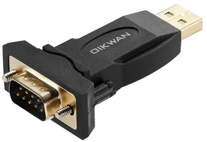 USB to RS232 Adapter with FTDI Chipset, USB to RS232 Male DB9 Serial Converter for Cashier Register, Modem, Scanner, Industriual Machinery, CNC, Black USB to RS232 Adapter with FTDI Chipset, USB to RS232 Male DB9 Serial Converter for Cashier Register, Modem, Scanner, Industriual Machinery, CNC, Black