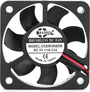NEW 5CM Ultrathin cooling fan 50x50x10mm 5010 DC 5V 0.12A 2-pin High speed ultra quiet Double Ball Bearing cooler NEW 5CM Ultrathin cooling fan 50x50x10mm 5010 DC 5V 0.12A 2-pin High speed ultra quiet Double Ball Bearing cooler