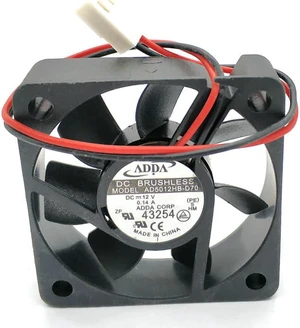 AD5012HB-D70 ADDA 5CM 5015 12v 0.14a 2wire double ball cooling fan 50x50x15mm AD5012HB-D70 ADDA 5CM 5015 12v 0.14a 2wire double ball cooling fan 50x50x15mm