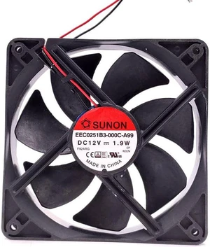 120mm Mute PC Case Cooling Fan,for Sunon EEC0251B3-000C-A99 120X120X25mm DC 12V 1.9W 12025 Low Noise Quiet Silent Cooler 120mm Mute PC Case Cooling Fan,for Sunon EEC0251B3-000C-A99 120X120X25mm DC 12V 1.9W 12025 Low Noise Quiet Silent Cooler