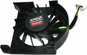 For AMD Radeon Pro WX 4100 3100 2100 E9260 3D Modeling Professional Graphics Fan FirstD FD6010U12D Gray For AMD Radeon Pro WX 4100 3100 2100 E9260 3D Modeling Professional Graphics Fan FirstD FD6010U12D Gray