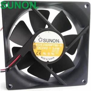 1pcs KDE2409PTB1-6 90mm 9225 DC 24V 3.6W 2wrie cpu cooler heatsink axial Cooling Fan 9025 90x90x25mm 1pcs KDE2409PTB1-6 90mm 9225 DC 24V 3.6W 2wrie cpu cooler heatsink axial Cooling Fan 9025 90x90x25mm